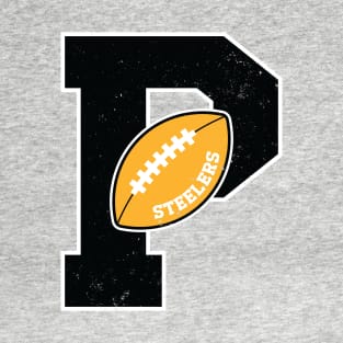 Big Bold Pittsburgh Steelers Monogram T-Shirt